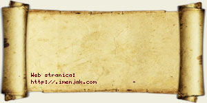 Isidora Trišović vizit kartica